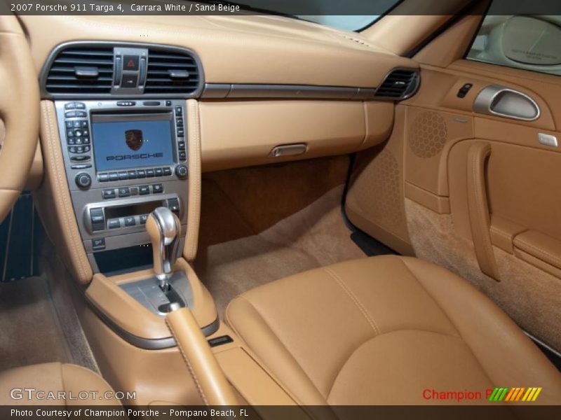 Carrara White / Sand Beige 2007 Porsche 911 Targa 4