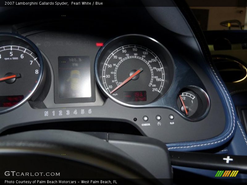  2007 Gallardo Spyder Spyder Gauges