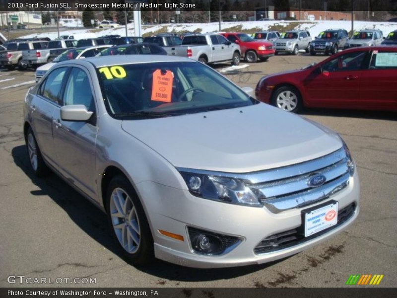 Smokestone Metallic / Medium Light Stone 2010 Ford Fusion SEL