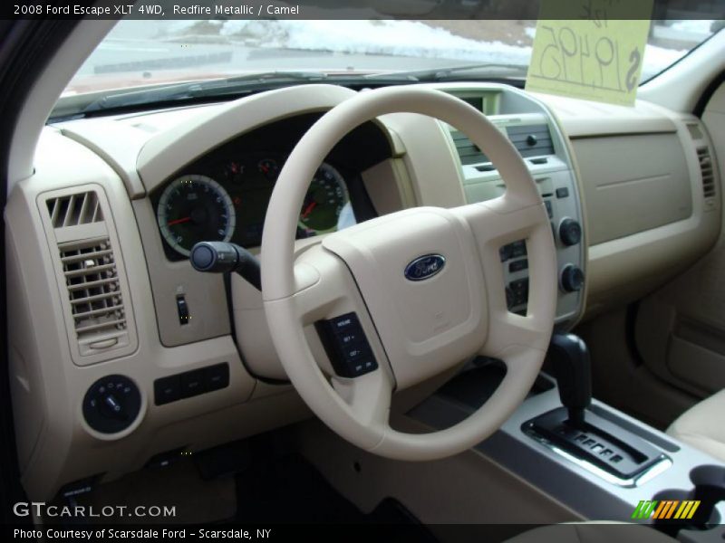Redfire Metallic / Camel 2008 Ford Escape XLT 4WD