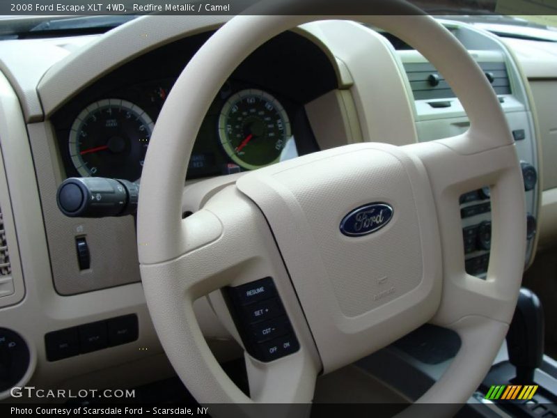 Redfire Metallic / Camel 2008 Ford Escape XLT 4WD