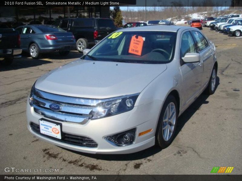 Smokestone Metallic / Medium Light Stone 2010 Ford Fusion SEL