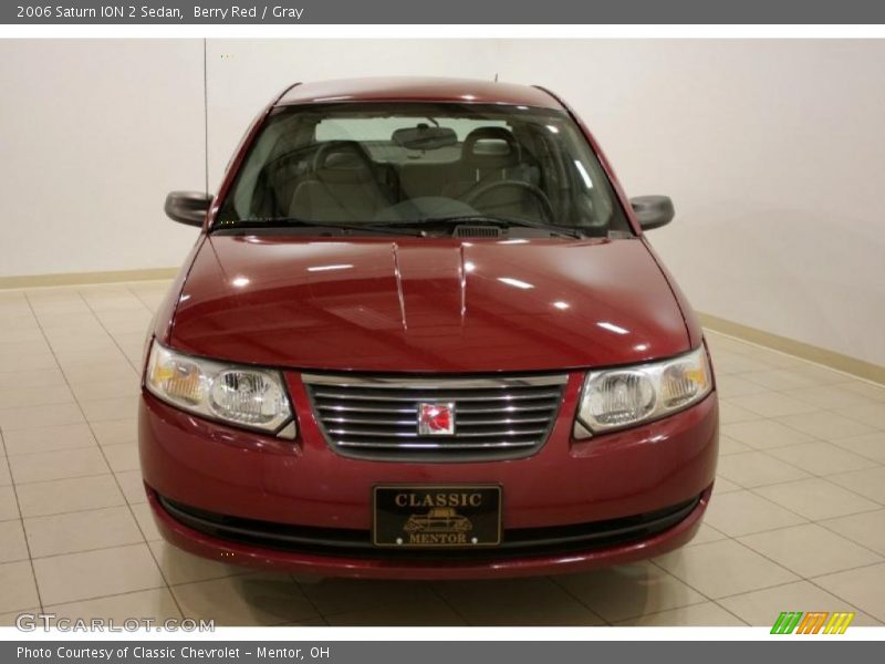 Berry Red / Gray 2006 Saturn ION 2 Sedan