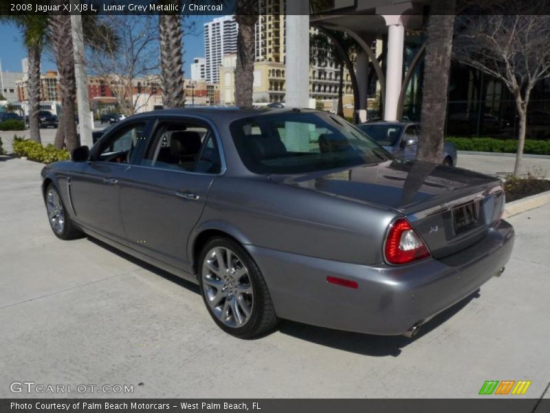 Lunar Grey Metallic / Charcoal 2008 Jaguar XJ XJ8 L