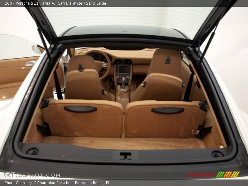 Carrara White / Sand Beige 2007 Porsche 911 Targa 4