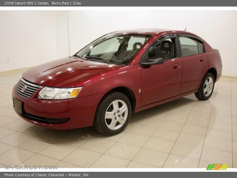 Berry Red / Gray 2006 Saturn ION 2 Sedan