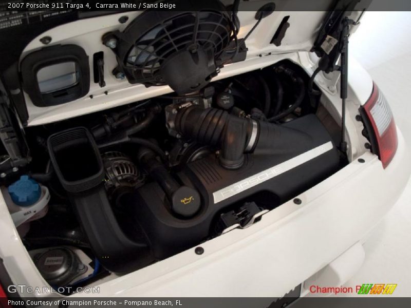 Carrara White / Sand Beige 2007 Porsche 911 Targa 4