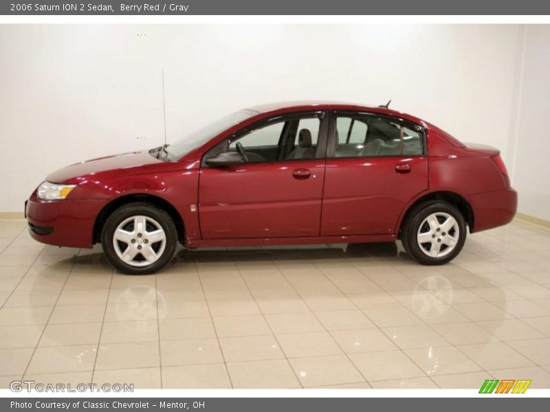 Berry Red / Gray 2006 Saturn ION 2 Sedan