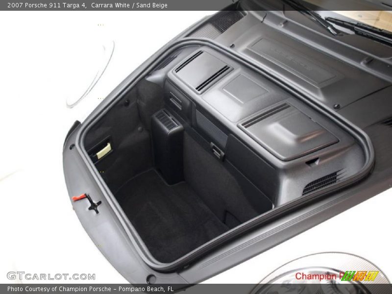 Carrara White / Sand Beige 2007 Porsche 911 Targa 4
