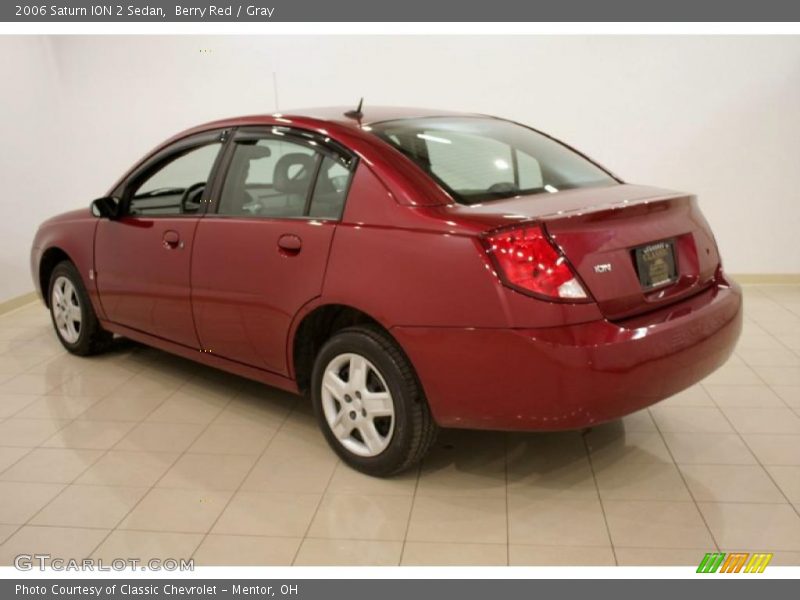 Berry Red / Gray 2006 Saturn ION 2 Sedan