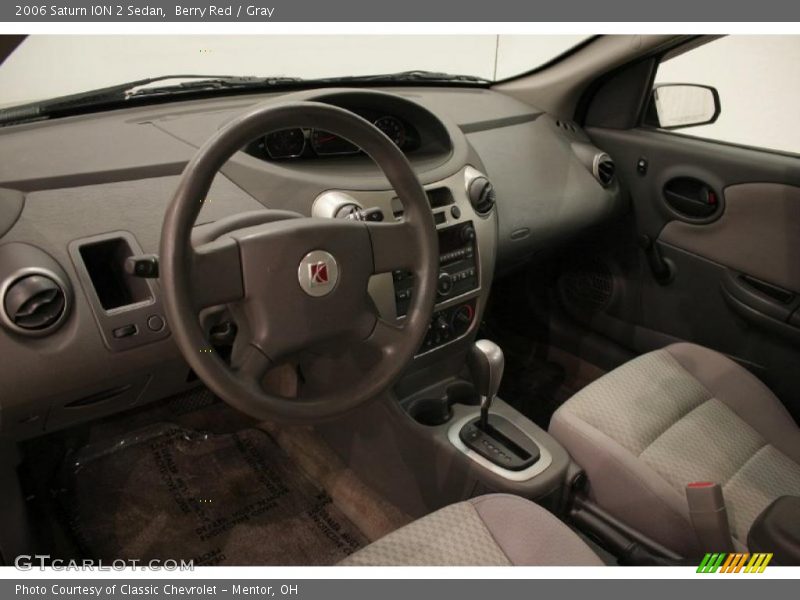 Berry Red / Gray 2006 Saturn ION 2 Sedan