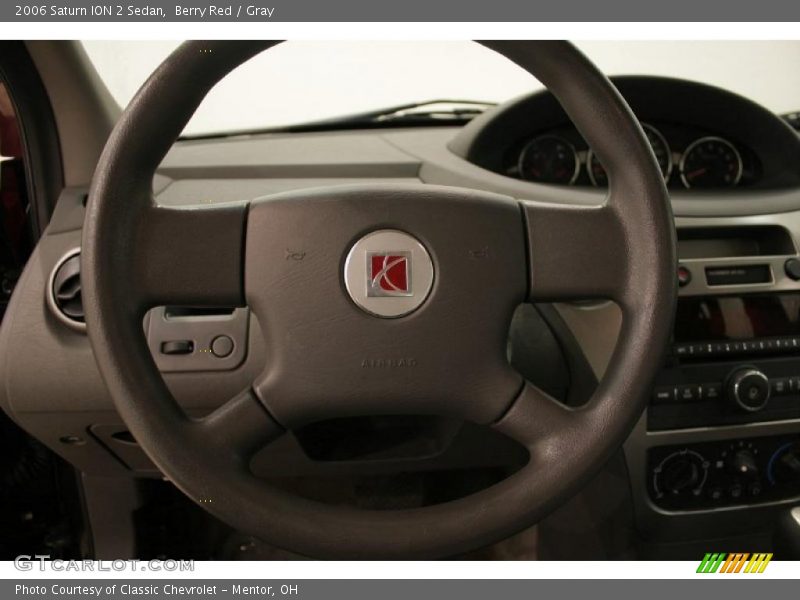 Berry Red / Gray 2006 Saturn ION 2 Sedan
