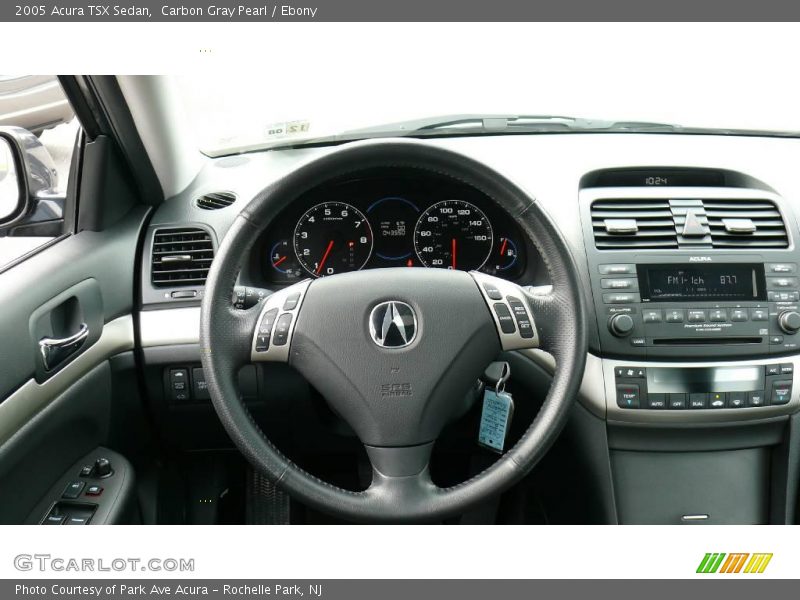 Carbon Gray Pearl / Ebony 2005 Acura TSX Sedan