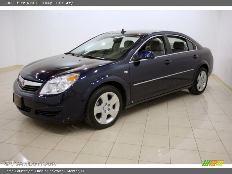 Deep Blue / Gray 2008 Saturn Aura XE