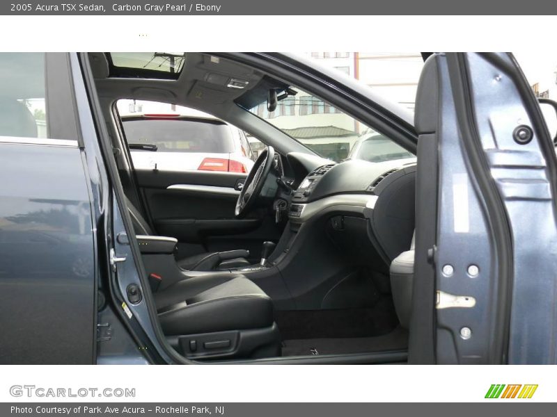 Carbon Gray Pearl / Ebony 2005 Acura TSX Sedan