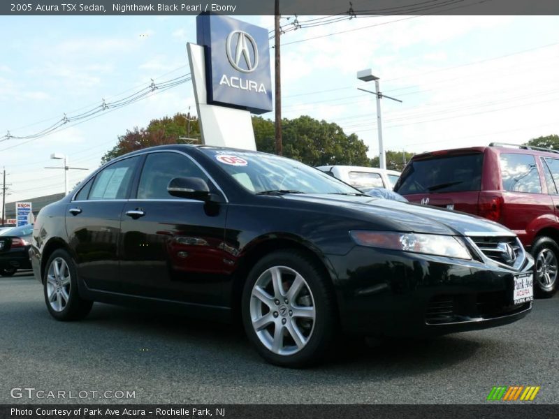 Nighthawk Black Pearl / Ebony 2005 Acura TSX Sedan