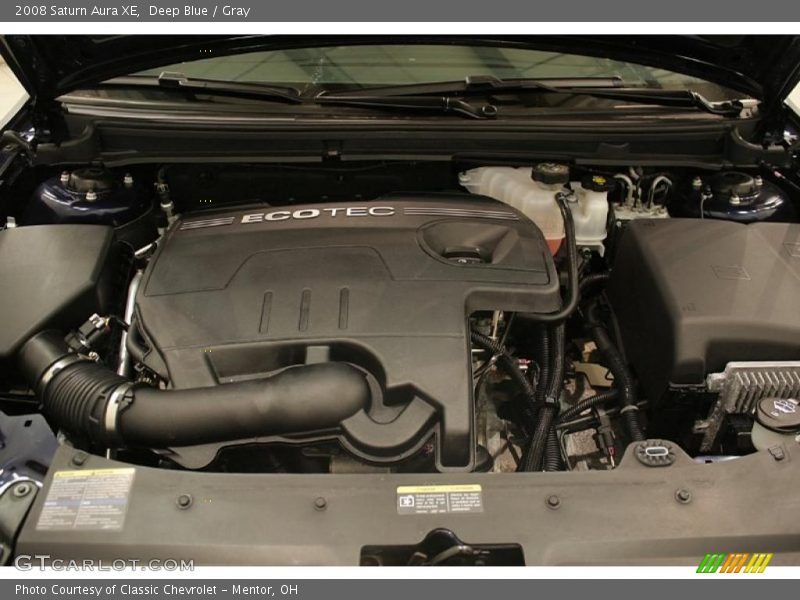 Deep Blue / Gray 2008 Saturn Aura XE