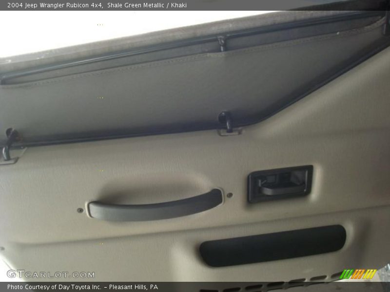 Shale Green Metallic / Khaki 2004 Jeep Wrangler Rubicon 4x4