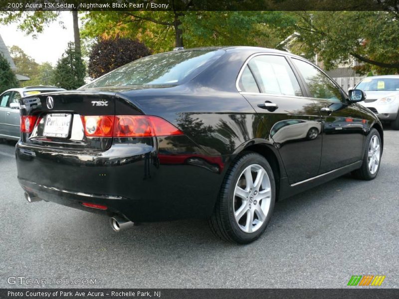 Nighthawk Black Pearl / Ebony 2005 Acura TSX Sedan