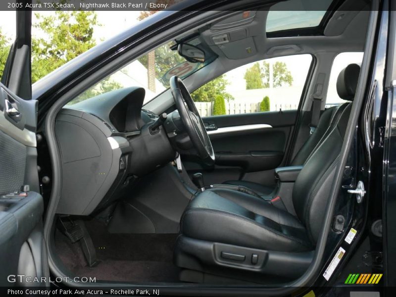 Nighthawk Black Pearl / Ebony 2005 Acura TSX Sedan