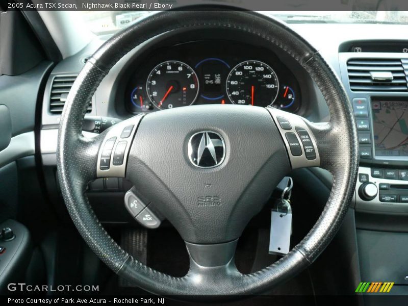 Nighthawk Black Pearl / Ebony 2005 Acura TSX Sedan