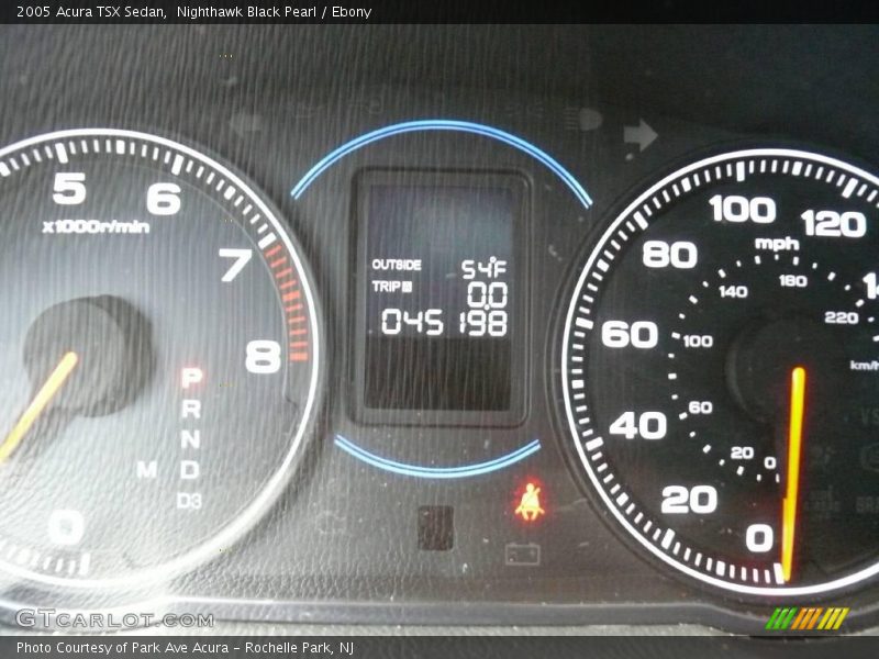 Nighthawk Black Pearl / Ebony 2005 Acura TSX Sedan