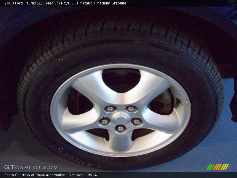 Medium Royal Blue Metallic / Medium Graphite 2000 Ford Taurus SES