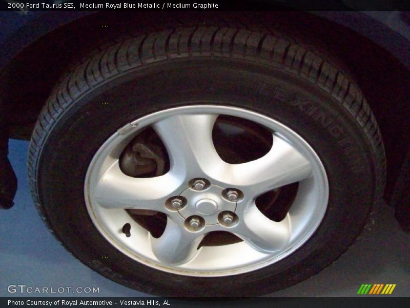 Medium Royal Blue Metallic / Medium Graphite 2000 Ford Taurus SES