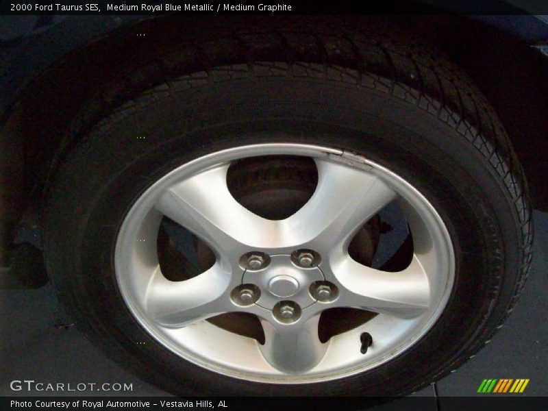 Medium Royal Blue Metallic / Medium Graphite 2000 Ford Taurus SES