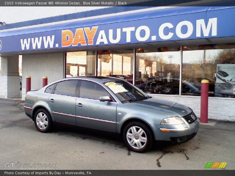 Blue Silver Metallic / Black 2003 Volkswagen Passat W8 4Motion Sedan