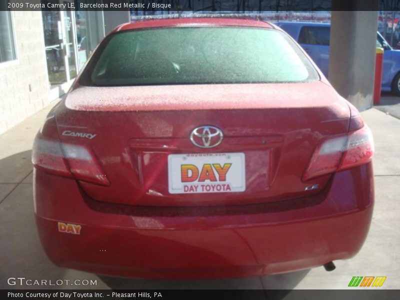 Barcelona Red Metallic / Bisque 2009 Toyota Camry LE