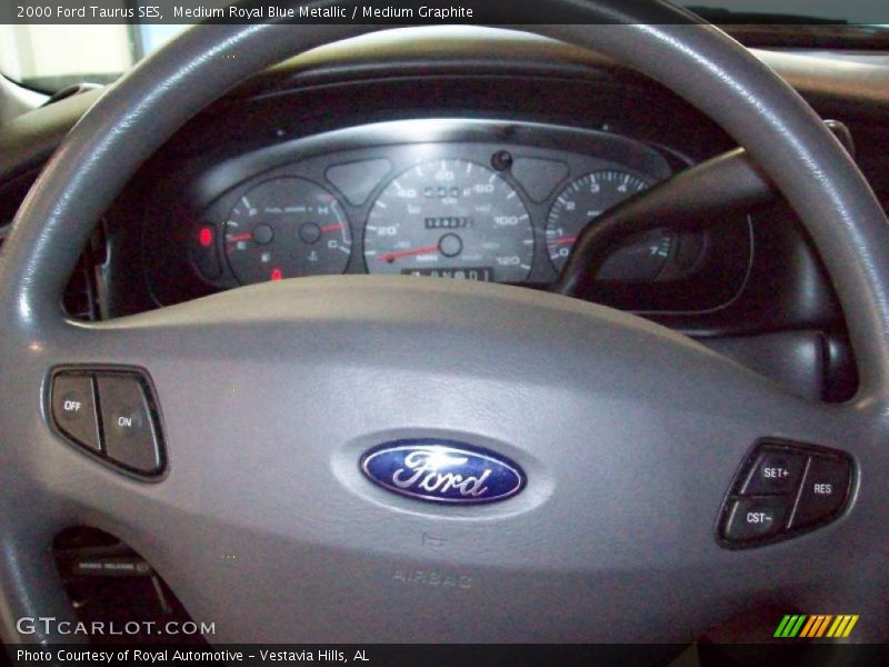 Medium Royal Blue Metallic / Medium Graphite 2000 Ford Taurus SES
