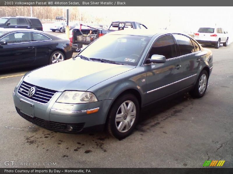 Blue Silver Metallic / Black 2003 Volkswagen Passat W8 4Motion Sedan
