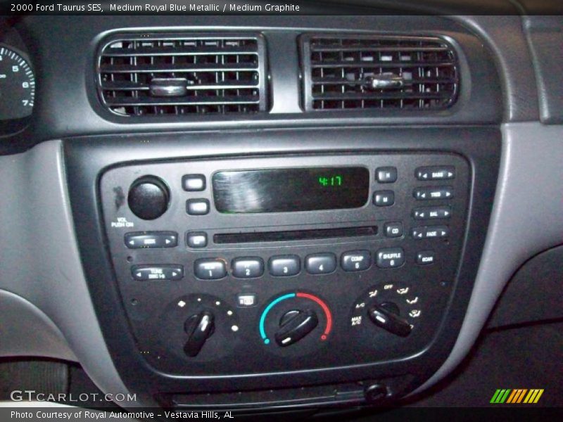 Medium Royal Blue Metallic / Medium Graphite 2000 Ford Taurus SES