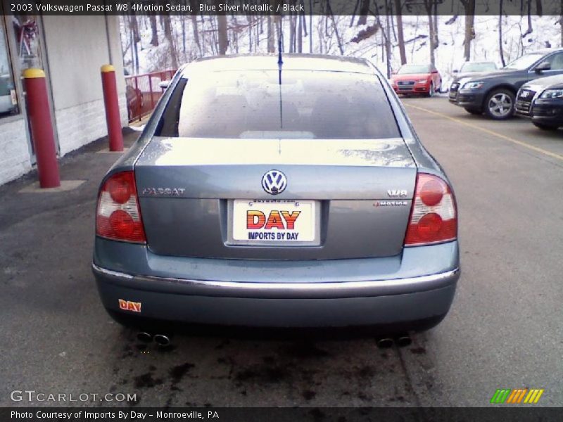 Blue Silver Metallic / Black 2003 Volkswagen Passat W8 4Motion Sedan