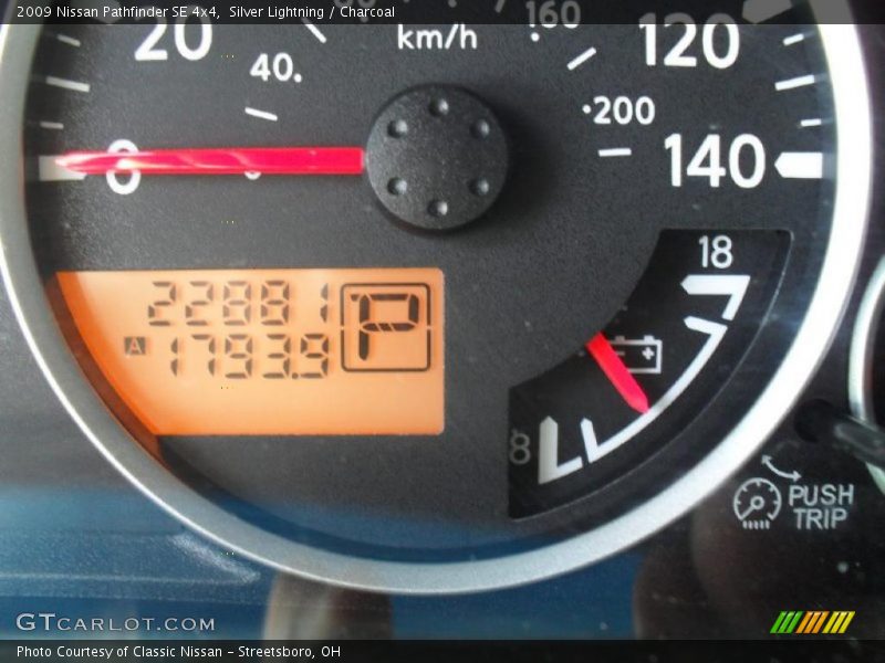 Silver Lightning / Charcoal 2009 Nissan Pathfinder SE 4x4