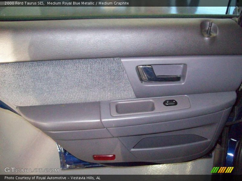 Medium Royal Blue Metallic / Medium Graphite 2000 Ford Taurus SES