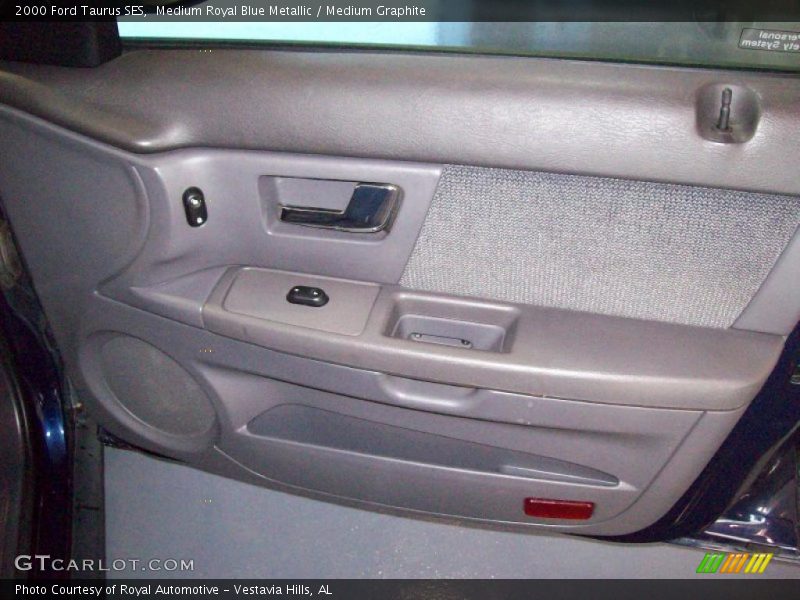 Medium Royal Blue Metallic / Medium Graphite 2000 Ford Taurus SES