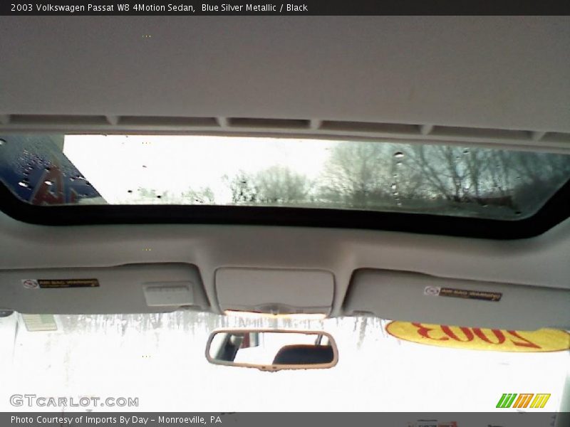 Blue Silver Metallic / Black 2003 Volkswagen Passat W8 4Motion Sedan