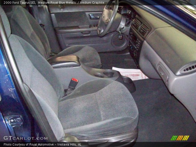 Medium Royal Blue Metallic / Medium Graphite 2000 Ford Taurus SES