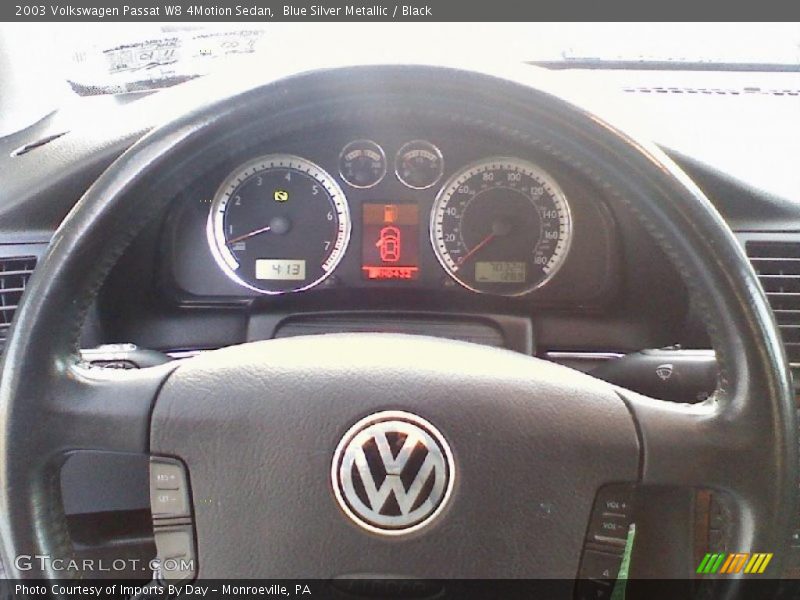 Blue Silver Metallic / Black 2003 Volkswagen Passat W8 4Motion Sedan