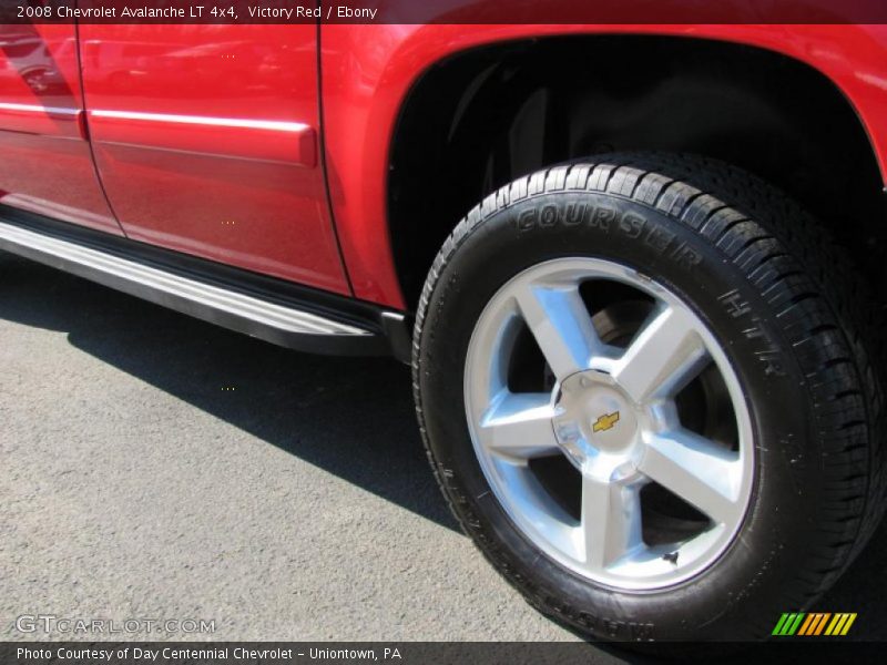 Victory Red / Ebony 2008 Chevrolet Avalanche LT 4x4