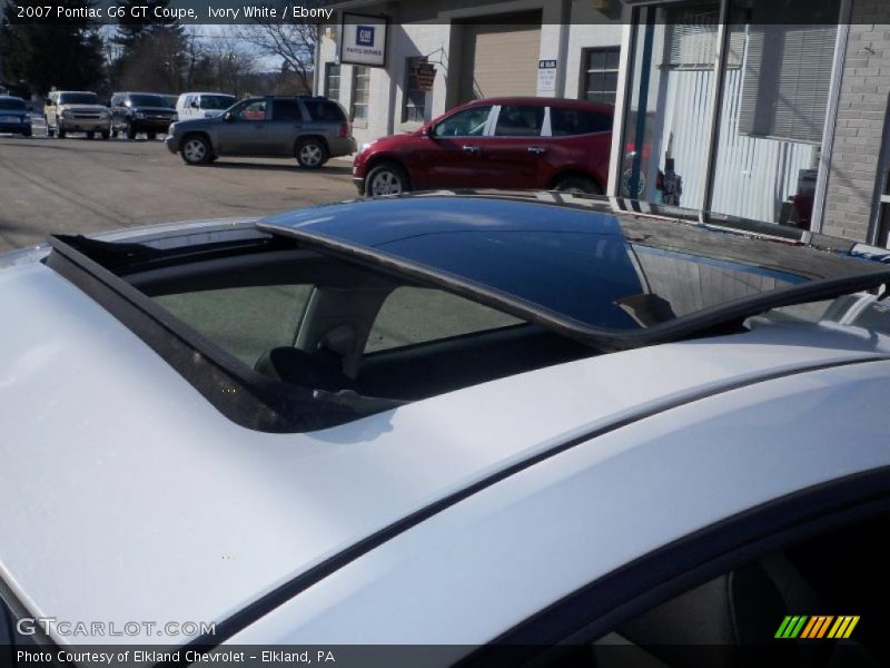 Ivory White / Ebony 2007 Pontiac G6 GT Coupe