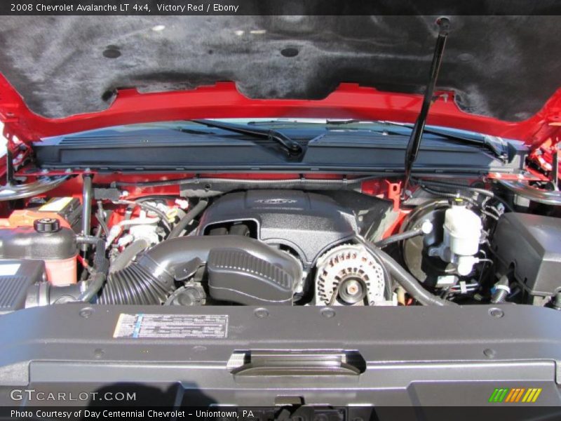 Victory Red / Ebony 2008 Chevrolet Avalanche LT 4x4