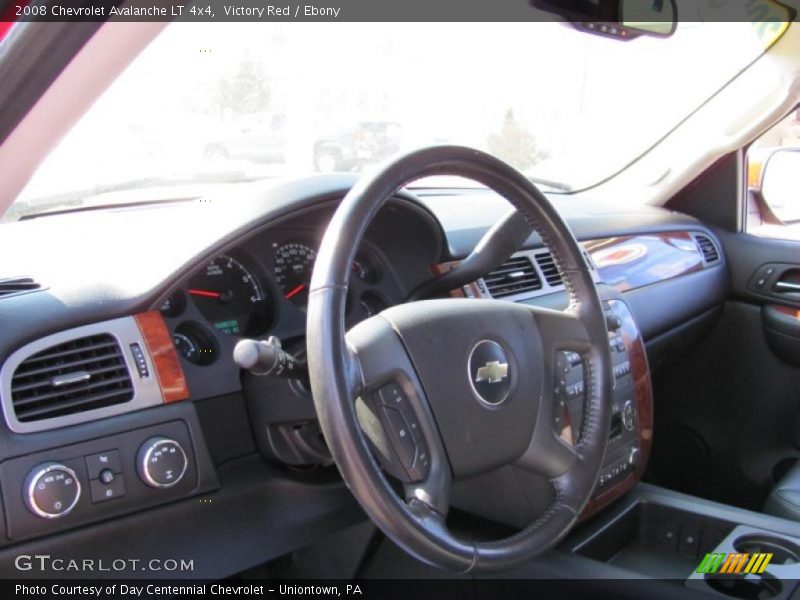 Victory Red / Ebony 2008 Chevrolet Avalanche LT 4x4