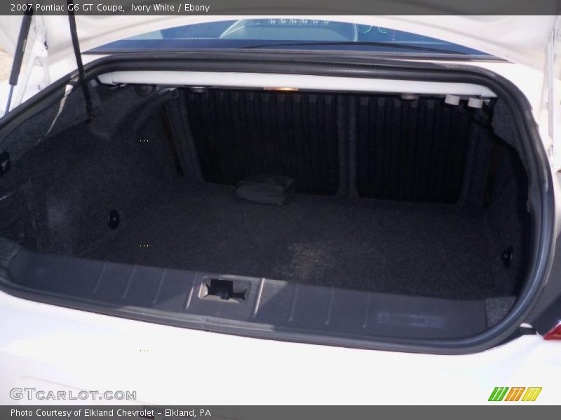 Ivory White / Ebony 2007 Pontiac G6 GT Coupe