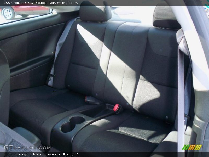 Ivory White / Ebony 2007 Pontiac G6 GT Coupe