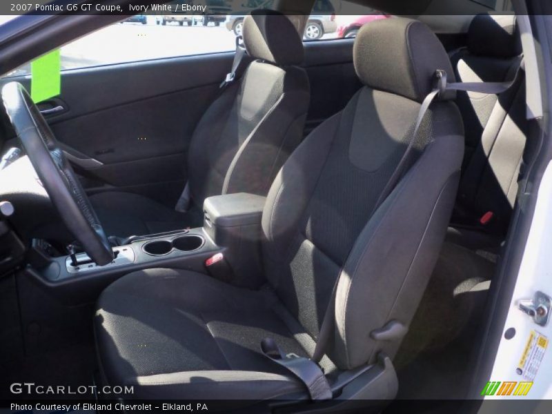 Ivory White / Ebony 2007 Pontiac G6 GT Coupe