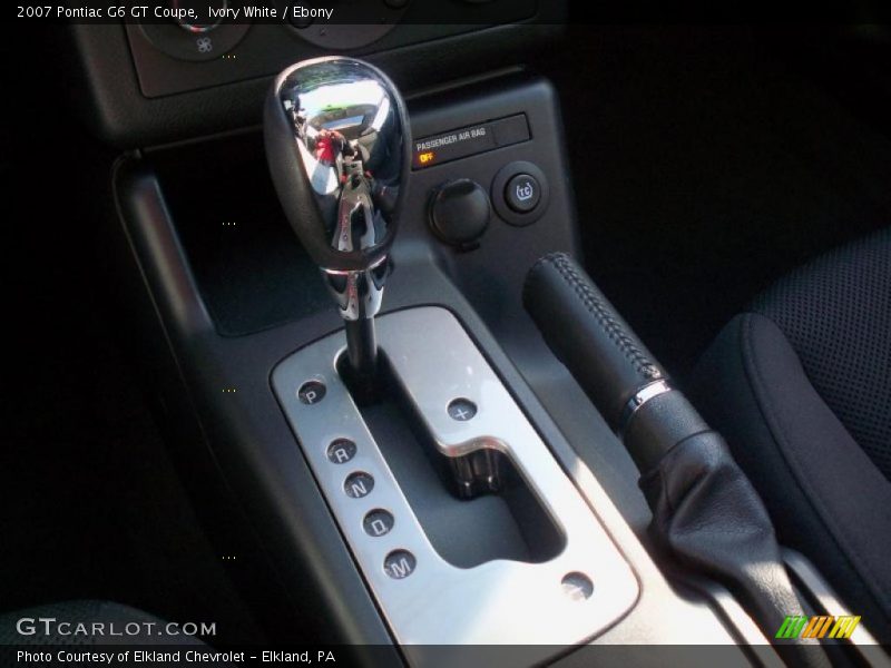 Ivory White / Ebony 2007 Pontiac G6 GT Coupe