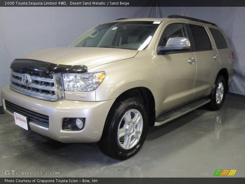 Desert Sand Metallic / Sand Beige 2008 Toyota Sequoia Limited 4WD